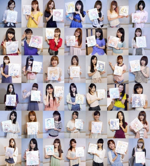 A look at the massive amount of voice actresses for the game